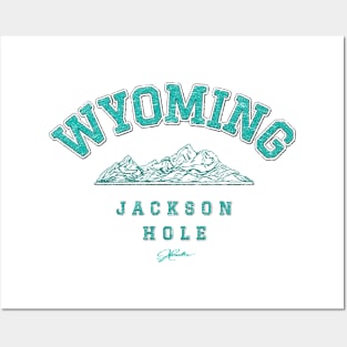 Jackson Hole, Wyoming, with Teton Range Posters and Art